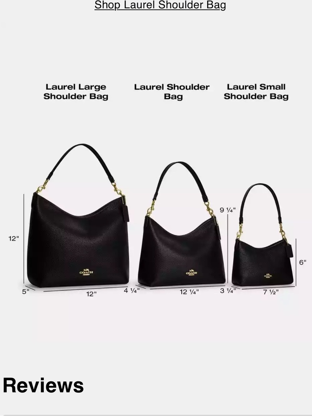 Coach Large Laurel with matching wallet - Picture 8 of 13